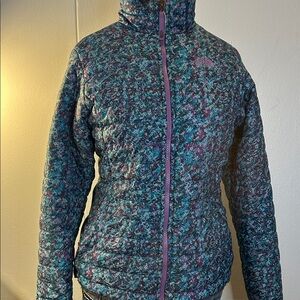 The North Face reversible zip up jacket